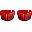 Le Creuset Ramekin Hart – Set van 2 – Cerise (Rood) – Aardewerk