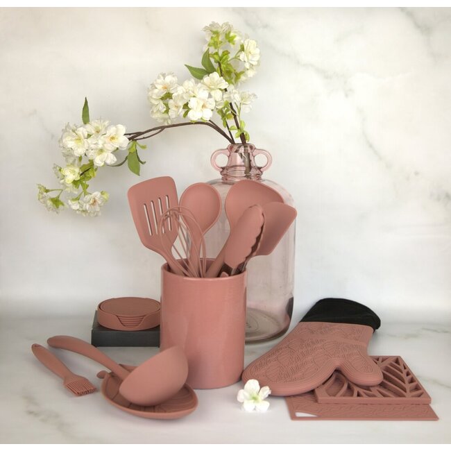 Tools2cook Woklepel Siliconen – Raspberry Pink – Hittebestendig & Krasvrij