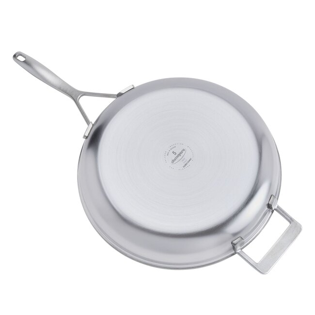 Demeyere Industry 5 Koekenpan – 32 cm – NanoTouch – 5-Lagenmateriaal – XL Formaat - Perfect voor 4 tot 5 personen
