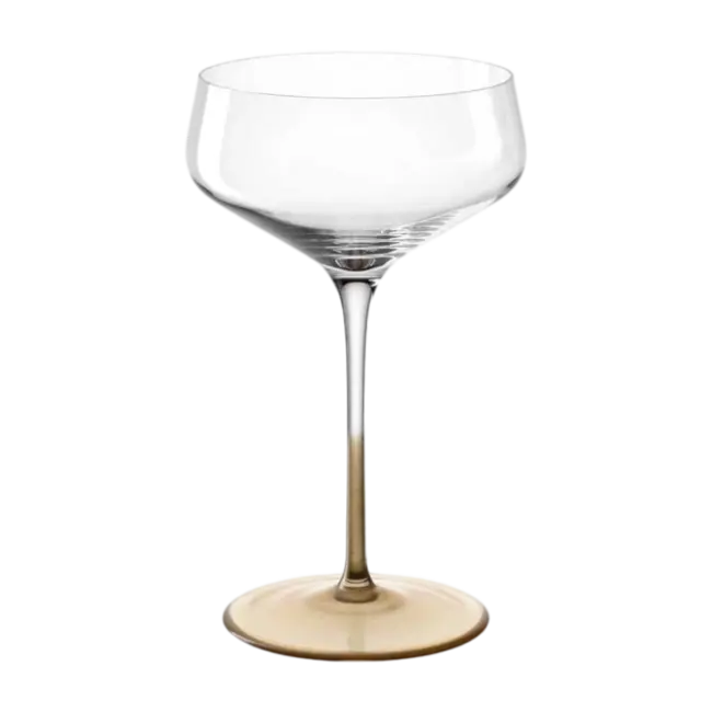 Leonardo Puccini Champagne Coupes – Goud – Set van 2 – 230 ml – Teqton® Kristalglas