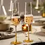 Leonardo Puccini Champagne Flûtes – Goud – Set van 2 – 280 ml – Kristalglas