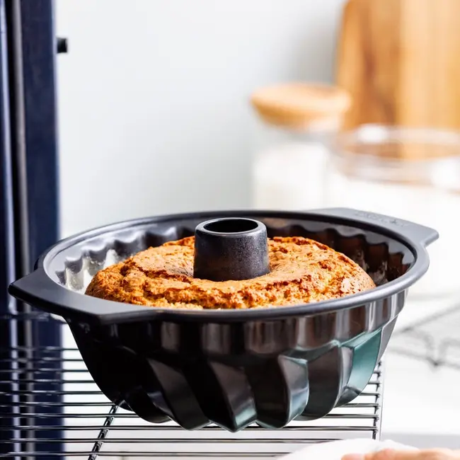 Greenpan Bistro Tulbandvorm – 24 cm – PFAS-vrije 2-laagse Keramische Antiaanbaklaag – Bundt Pan
