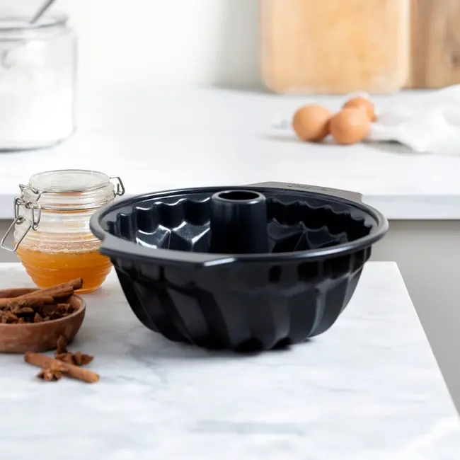 Greenpan Bistro Tulbandvorm – 24 cm – PFAS-vrije 2-laagse Keramische Antiaanbaklaag – Bundt Pan