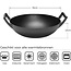 GrillX Gietijzeren Wokpan / Wadjan – Ø 36 cm – Pre-seasoned Gietijzer – Inclusief Houten Deksel