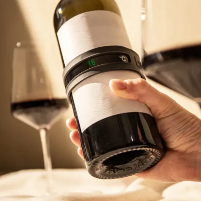 Vacu Vin Wijnthermometer – Snap-on Design – Voor de Perfecte Serveertemperatuur