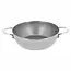 De Buyer Hapjespan Mineral B Plaatstaal – 24 cm – Hoge Boerenpan – Inductie - Met 2 Handgrepen