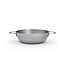 De Buyer Hapjespan Mineral B Plaatstaal – 24 cm – Hoge Boerenpan – Inductie - Met 2 Handgrepen