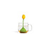 Ototo Tulip Siliconen Theefilter – Theeei voor Losse Thee – Geel
