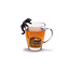 Peleg Design Cattea Siliconen Thee-ei – Grappig Theefilter voor Losse Thee – Zwart