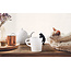 Peleg Design Cattea Siliconen Thee-ei – Grappig Theefilter voor Losse Thee – Zwart