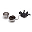 Peleg Design Cattea Siliconen Thee-ei – Grappig Theefilter voor Losse Thee – Zwart