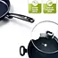 Greenpan Torino Keramische Sauteerpan / Hapjespan – 28 cm - 4.3 Liter – 100% PFAS-Vrij – Inclusief Glazen Deksel - 2 Handvaten - Ovenbestendig tot 180°C