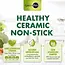 Greenpan Torino Keramische Sauteerpan / Hapjespan – 28 cm - 4.3 Liter – 100% PFAS-Vrij – Inclusief Glazen Deksel - 2 Handvaten - Ovenbestendig tot 180°C