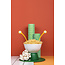 Ototo Pasta Monsters Siliconen Opschepset – Pastalepel & Opscheplepel – Geel