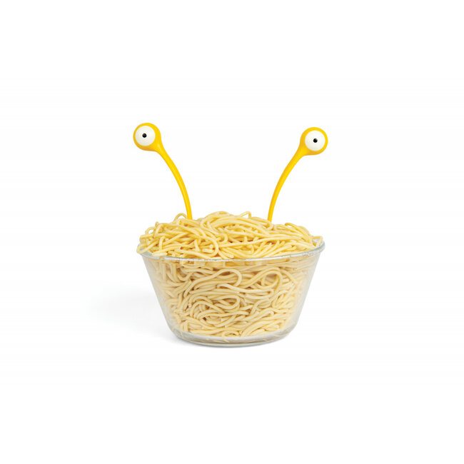 Ototo Pasta Monsters Siliconen Opschepset – Pastalepel & Opscheplepel – Geel