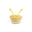 Ototo Pasta Monsters Siliconen Opschepset – Pastalepel & Opscheplepel – Geel