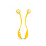 Ototo Pasta Monsters Siliconen Opschepset – Pastalepel & Opscheplepel – Geel