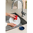 Ototo Beardy Afwasborstel Kabouter met Schoteltje – Zelfstaande Set – Rood