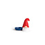 Ototo Beardy Afwasborstel Kabouter met Schoteltje – Zelfstaande Set – Rood