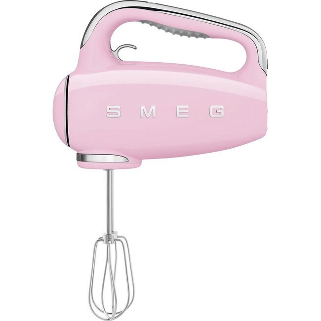 Smeg HMF01PKEU Handmixer Jaren '50 – 9 Snelheden & Led-display – Pastelroze