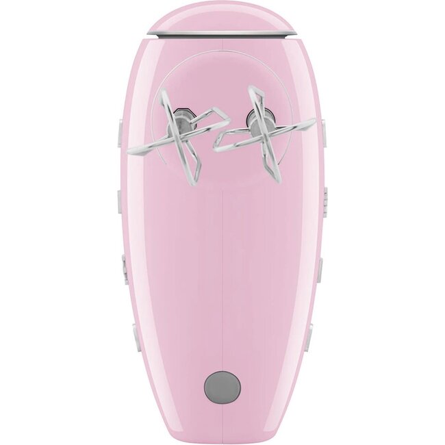 Smeg HMF01PKEU Handmixer Jaren '50 – 9 Snelheden & Led-display – Pastelroze