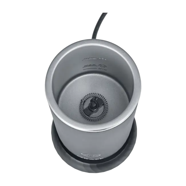Graef Melkopschuimer MS402 – Uitneembare RVS Beker & 4 Functies – Zwart