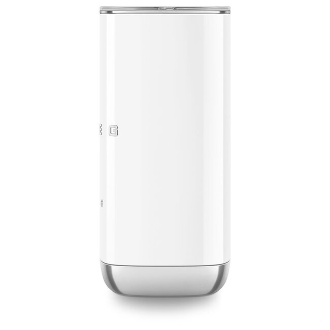 Smeg MFF02WHMEU Retro Melkopschuimer Jaren '50 – Keramische Antiaanbaklaag – Mat Wit
