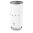 Smeg MFF02WHMEU Retro Melkopschuimer Jaren '50 – Keramische Antiaanbaklaag – Mat Wit