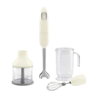 Smeg Staafmixer met Accessoires HBF03CREU Crème
