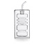 Ichendorf Milano Rings Oliefles Large – Handgeblazen Borosilicaatglas