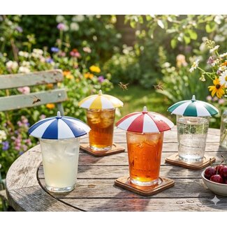 Glasparasol Set van 4 stuks