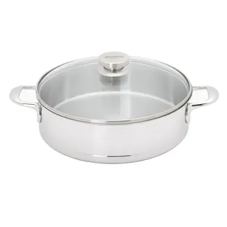 Demeyere Hapjespan Fusion 7 Met Glasdeksel 28 cm 4.75L