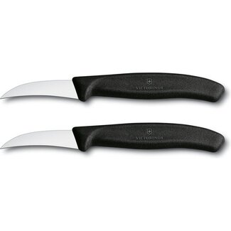 Victorinox Schilmesje gebogen zwart - 2 Stuks