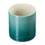 Le Creuset Aardewerk Spatelpot 1,1 Liter Blue Riviera – Luxe KeukengereedschapshouderSpatelpot Blue Riviera 1.1 Liter