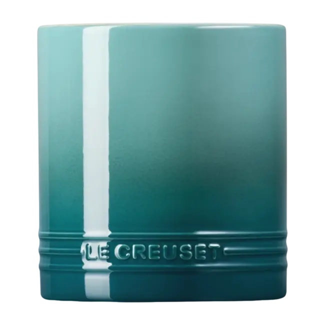 Le Creuset Aardewerk Spatelpot 1,1 Liter Blue Riviera – Luxe KeukengereedschapshouderSpatelpot Blue Riviera 1.1 Liter