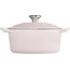 Le Creuset Geëmailleerde Gietijzeren Hartvormige Braadpan 20 cm Shell Pink – Luxe Stoofpan
