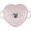 Le Creuset Geëmailleerde Gietijzeren Hartvormige Braadpan 20 cm Shell Pink – Luxe Stoofpan