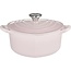 Le Creuset Geëmailleerde Gietijzeren Hartvormige Braadpan 20 cm Shell Pink – Luxe Stoofpan