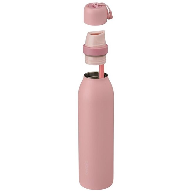 Owala FreeSip Twist RVS Geïsoleerde Waterfles 710 ml – Rose Quartz (24 oz)