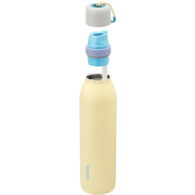Owala FreeSip Twist RVS Geïsoleerde Waterfles 710 ml – Sunny Daze (24 oz)