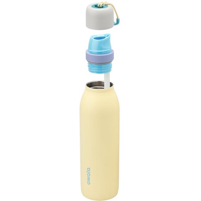 Owala FreeSip Twist RVS Geïsoleerde Waterfles 530 ml – Sunny Daze (18 oz)