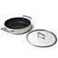 Smeg Hapjespan / Sauteerpan 28 cm Crème DPF2812CRM – PFAS-vrije Keramische Pan ( 3.7 Liter)