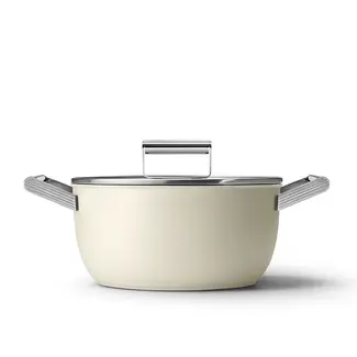 Smeg Braadpan CSF2412CRM Crème 24 cm 5.4 liter