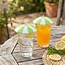 Anti-Wespen Glasparasol Licht Groen – Kunststof Drinkglas Afdekker (Per Stuk)