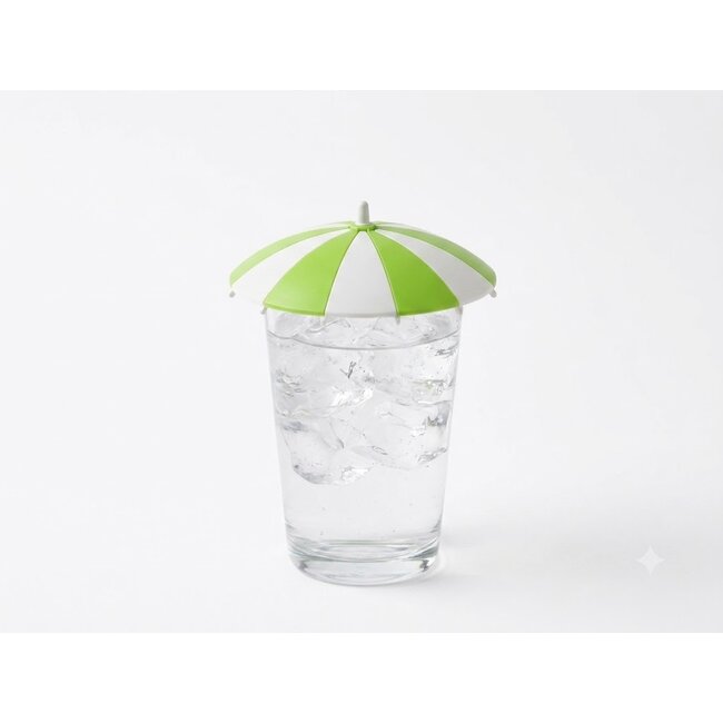 Anti-Wespen Glasparasol Licht Groen – Kunststof Drinkglas Afdekker (Per Stuk)