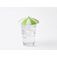 Anti-Wespen Glasparasol Licht Groen – Kunststof Drinkglas Afdekker (Per Stuk)