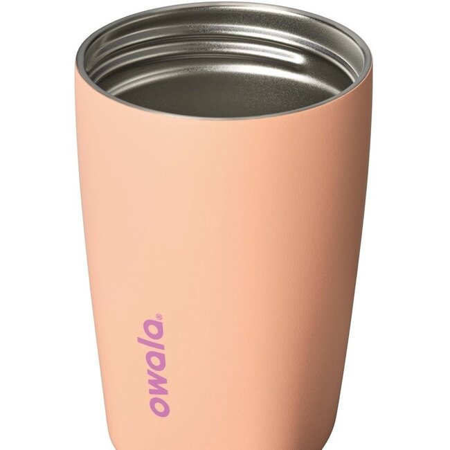 Owala SmoothSip Slider RVS Geïsoleerde Thermosbeker 355 ml – Peachy Keen (12 oz)