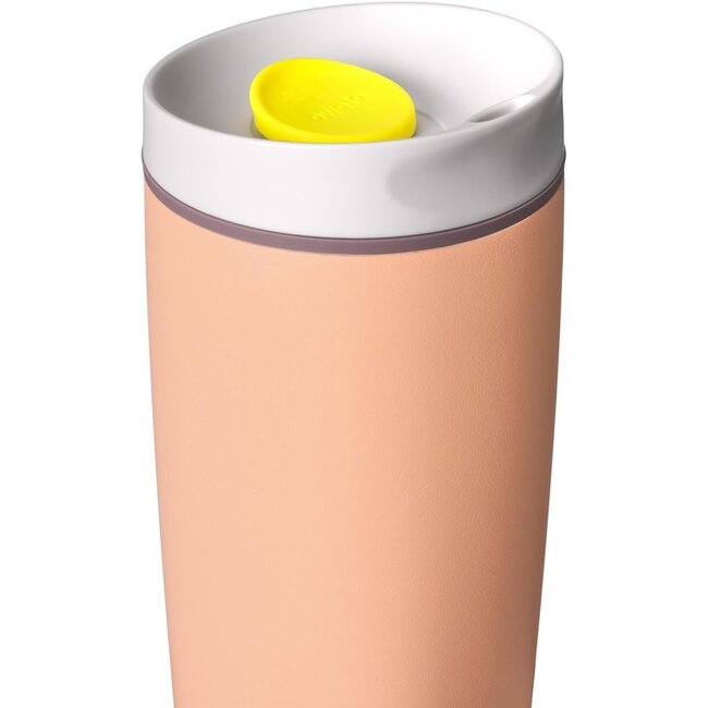 Owala SmoothSip Slider RVS Geïsoleerde Thermosbeker 590 ml – Peachy Keen (20 oz)