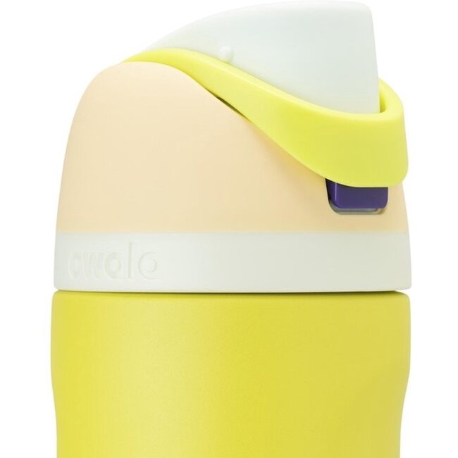 Owala FreeSip RVS Geïsoleerde Waterfles 710 ml – Lemon Limeade (24 oz)