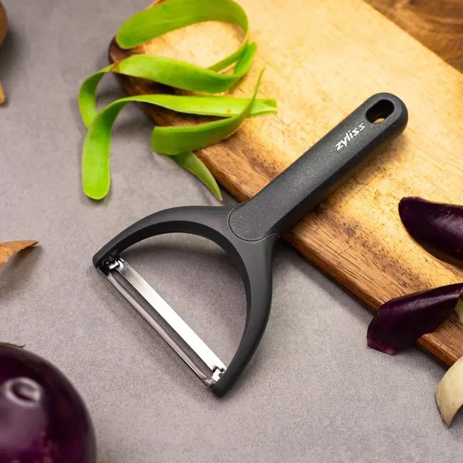 Zyliss Wide Peeler Brede Dunschiller RVS – Duurzame Groenteschiller voor Pompoen & Kool